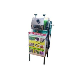 Heavy Duty Sugarcane Juicer Extractor with Electric and Manual Function Stainless Steel/ Silver