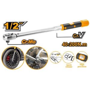 INGCO 1/2" DR. TORQUE WRENCH 400-200NM HPTW200N1